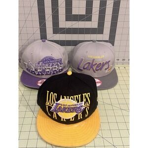 La Lakers Hat Lot Of 3